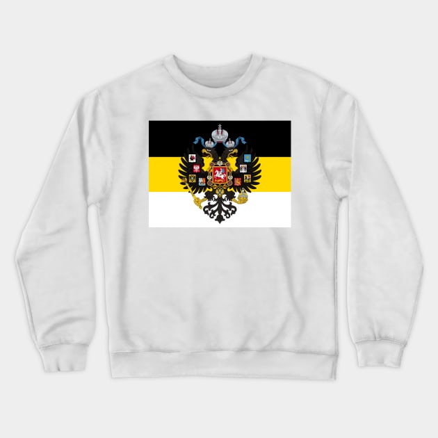 Russian empire coat of arms flag Crewneck Sweatshirt by AidanMDesigns